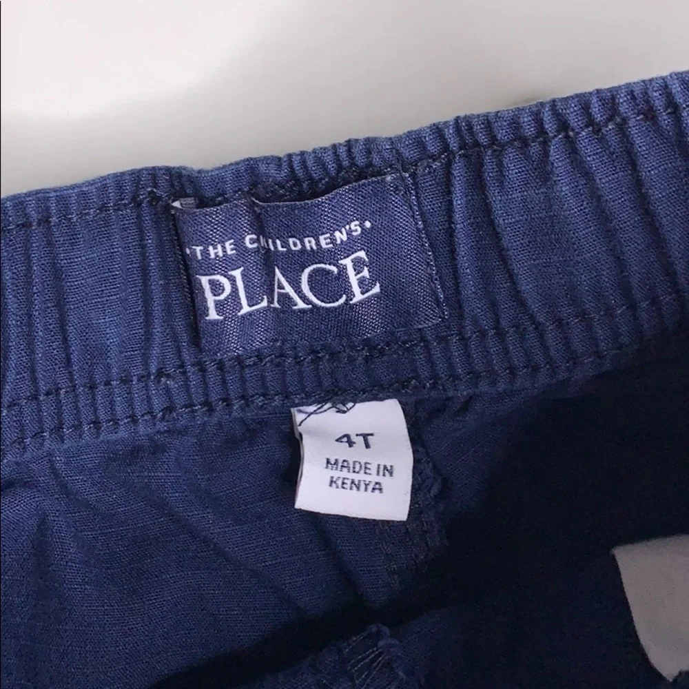 Children’s Place navy blue cargo shorts toddler 4T casual clothes kids